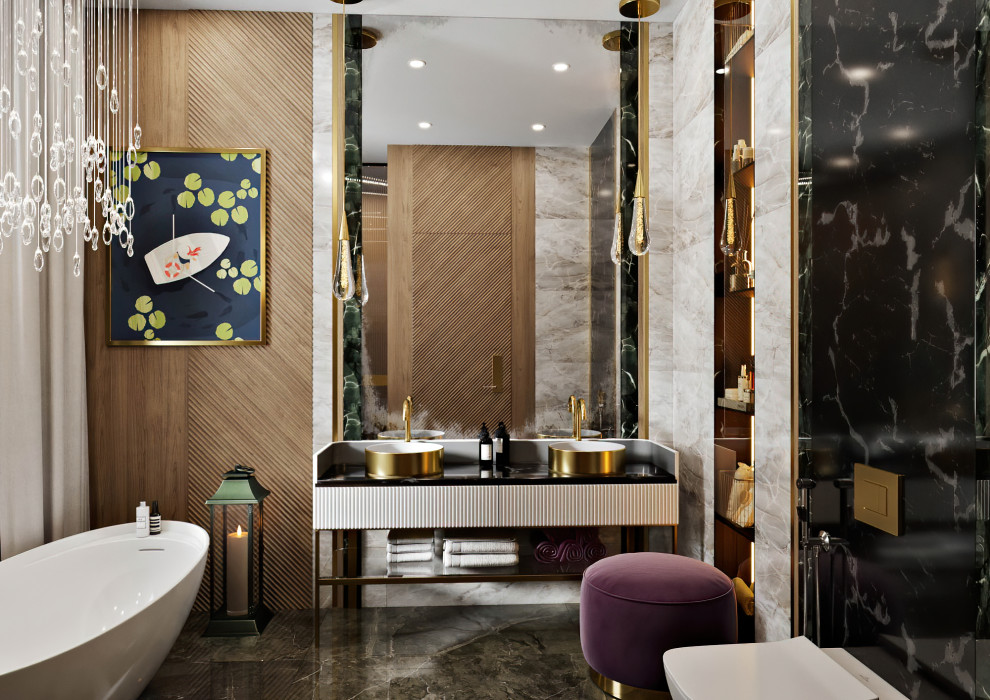 Ванная комната хозяев дома