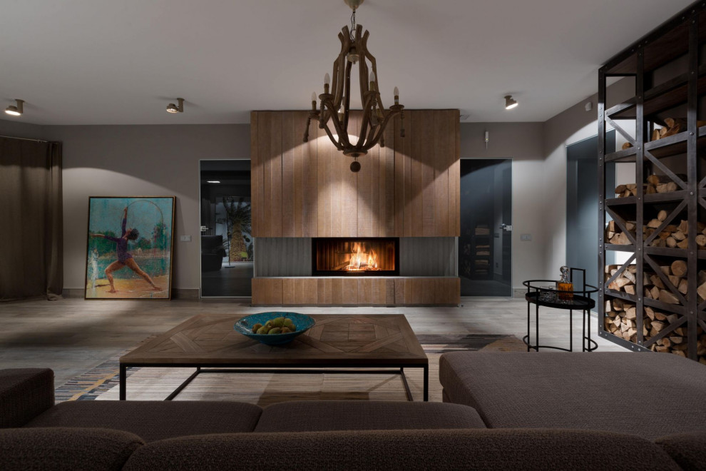 Интерьер гостиной в стиле этно