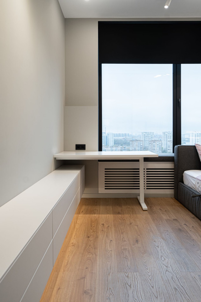 Серый минимализм | 58 кв.м.