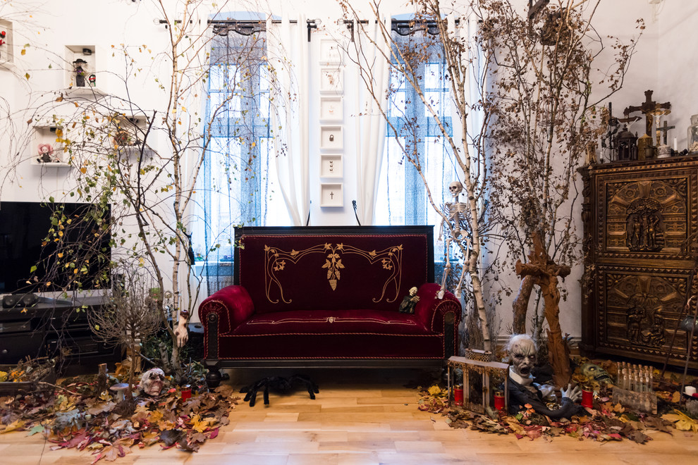 Houzz Германия: Шоу ужасов в одной готической квартире перед Хеллоуином