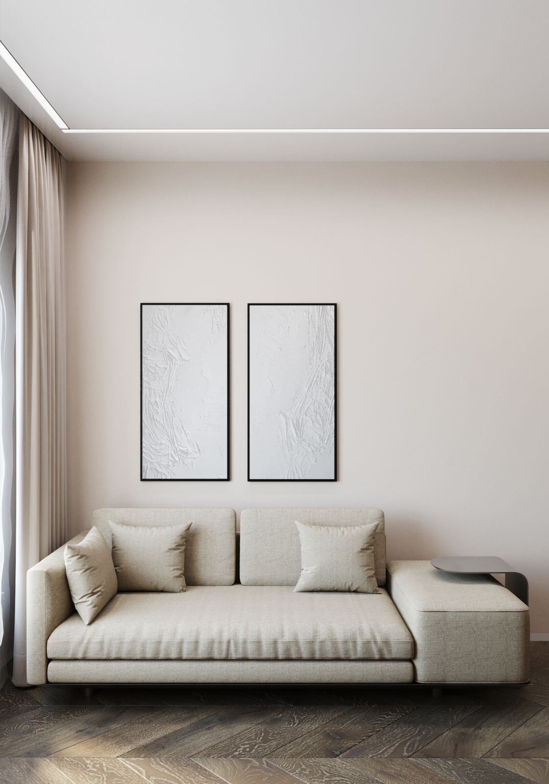 Минимализм в однокомнатной квартире