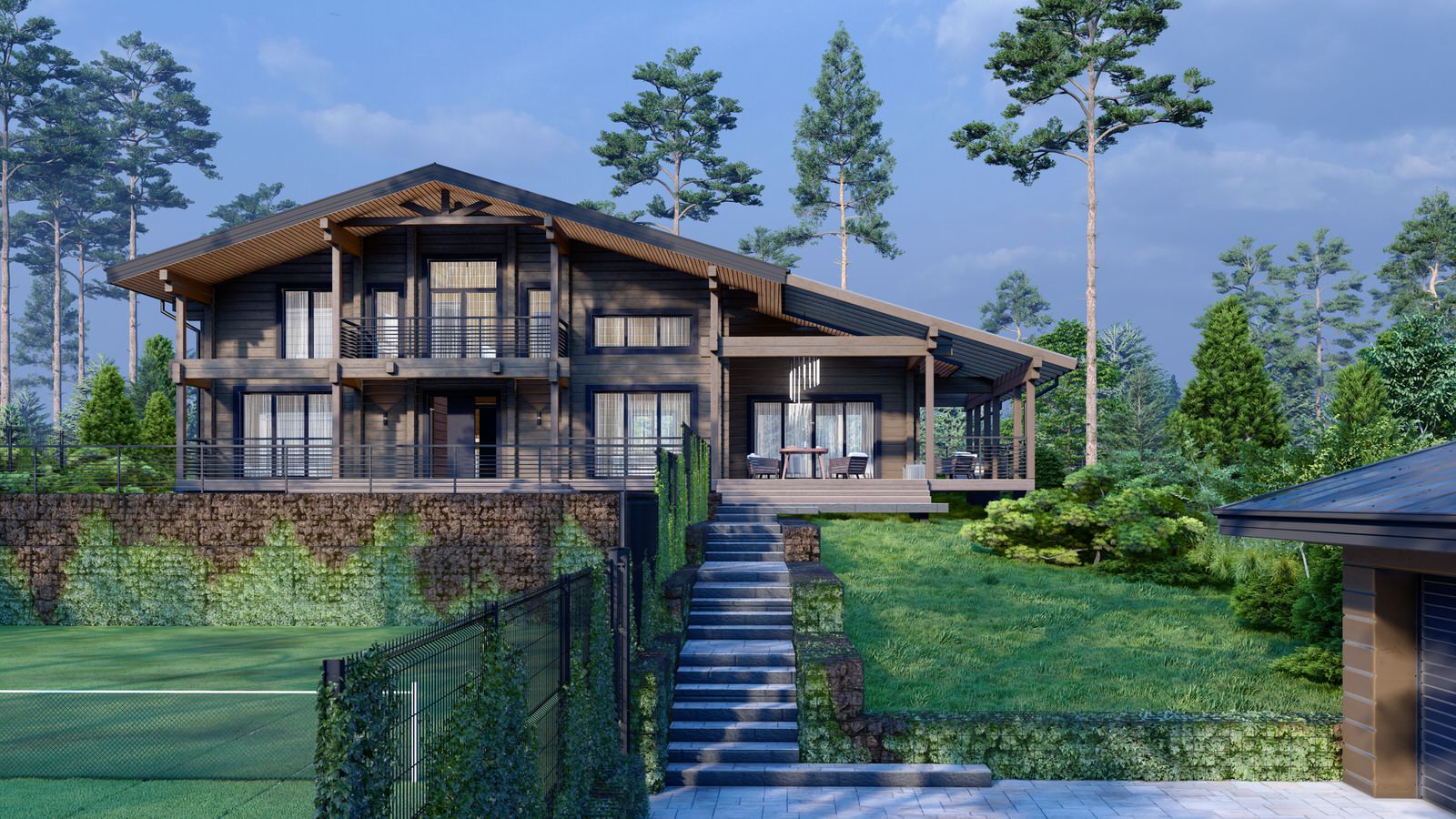 Обложка проекта: Дом на берегу Суходольского озера