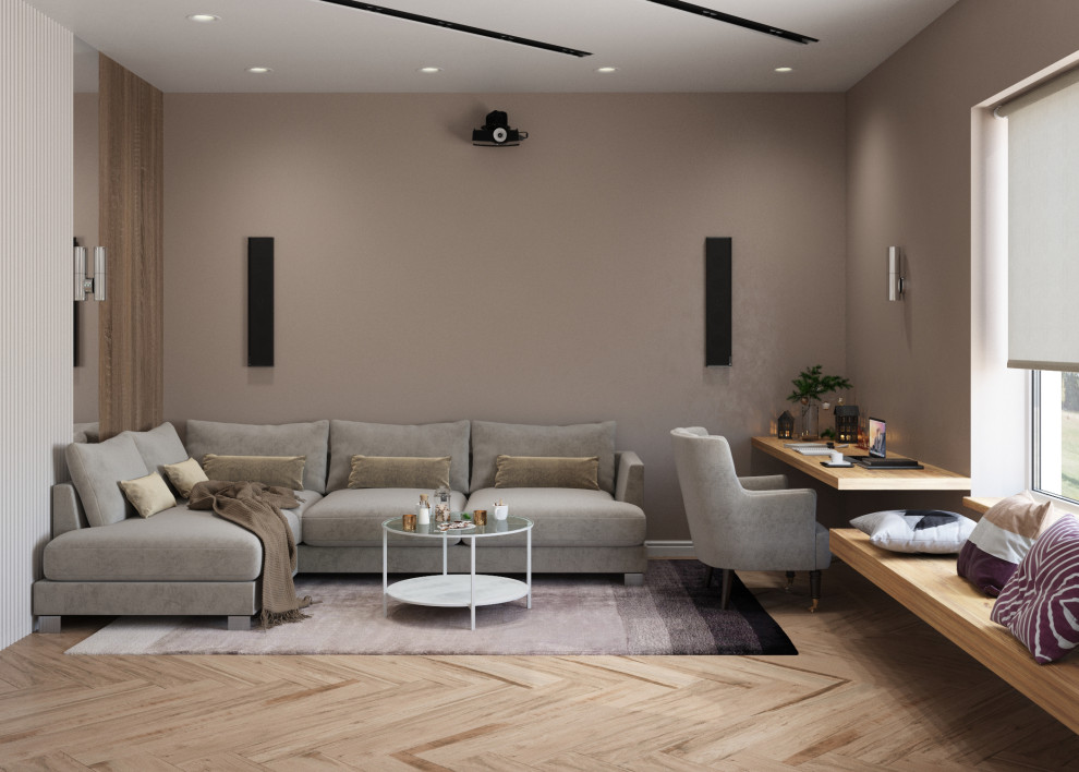 Проект первого этажа дома в Токсово для молодой семьи