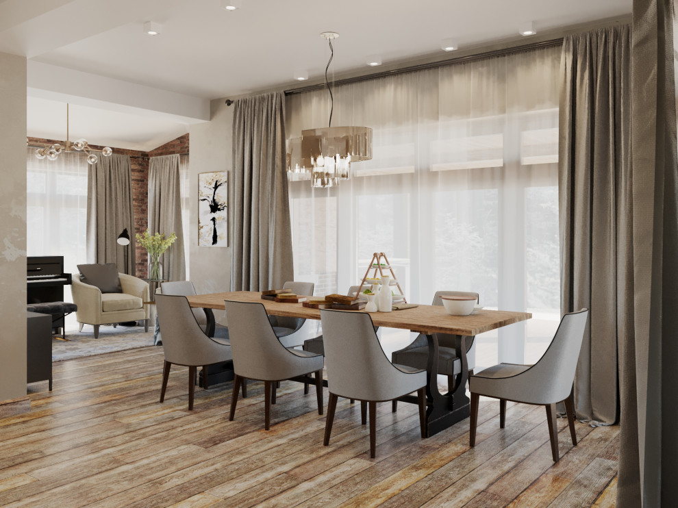 Обложка проекта: Дизайн проект интерьера загородного дома 850 м2