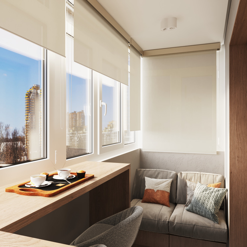 Квартира в современном стиле с минималистичным взглядом 43 кв. м