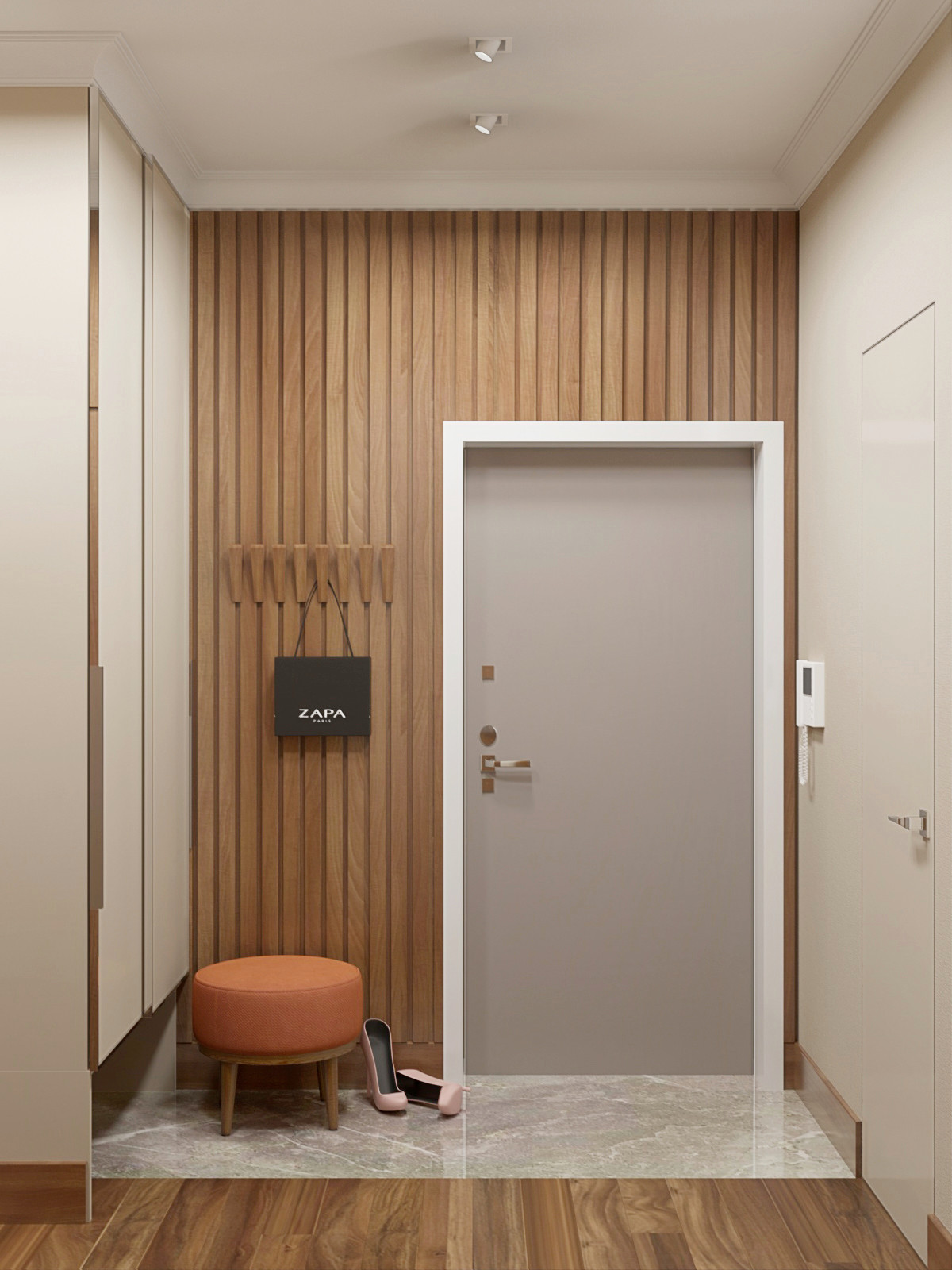 Визуализация трехномнатной квартиры для студии EEDS