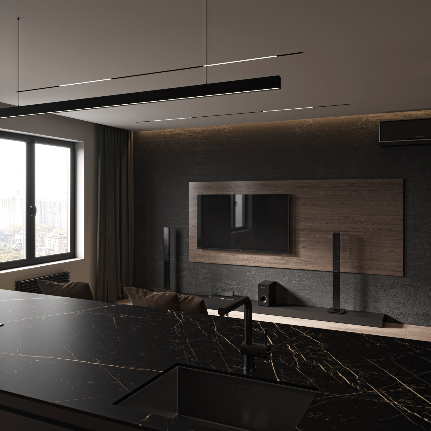 Дизайн-проект ЖК Лучи