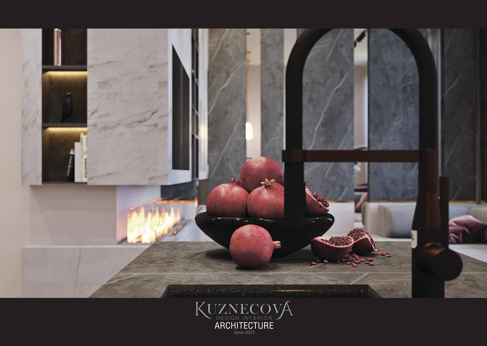 Кухня - гостиная 21 м²