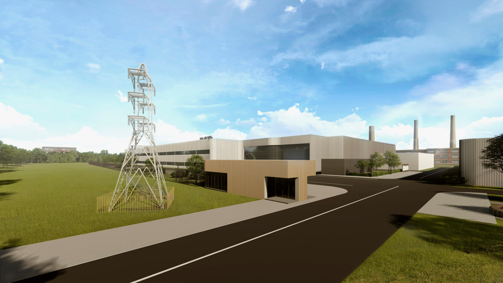 Благоустройство территории завода в Муроме