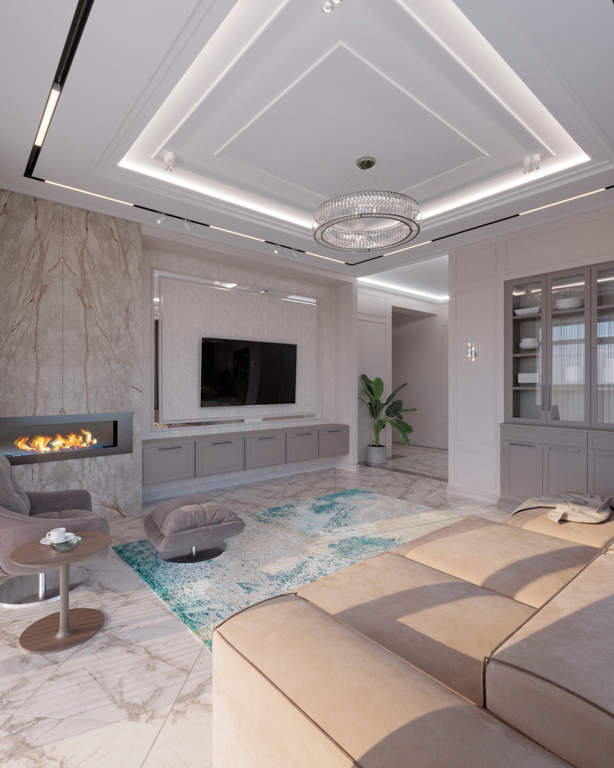 Коттедж в стиле современной классики