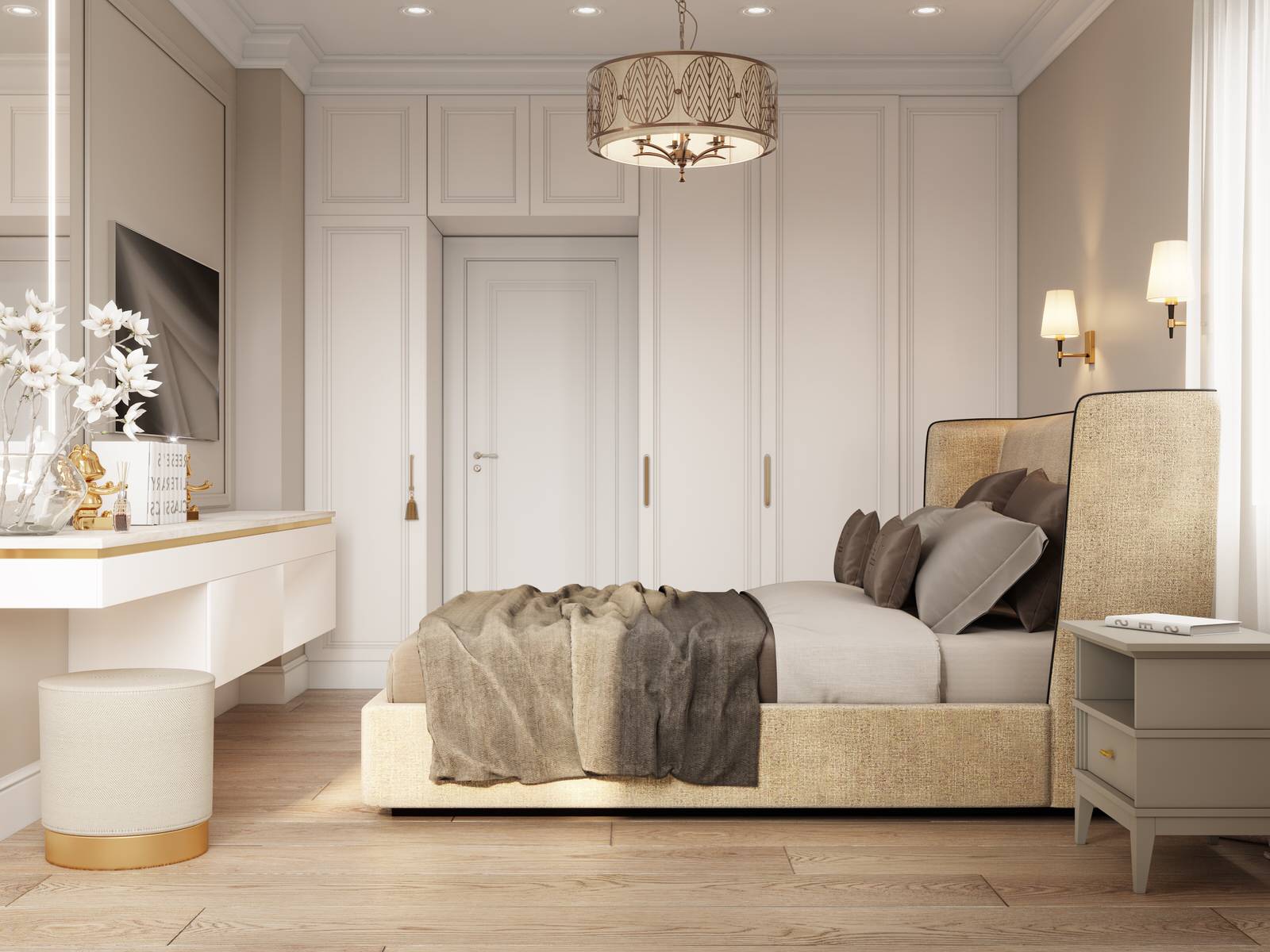 Двухуровневая квартира для пары со взрослым сыном