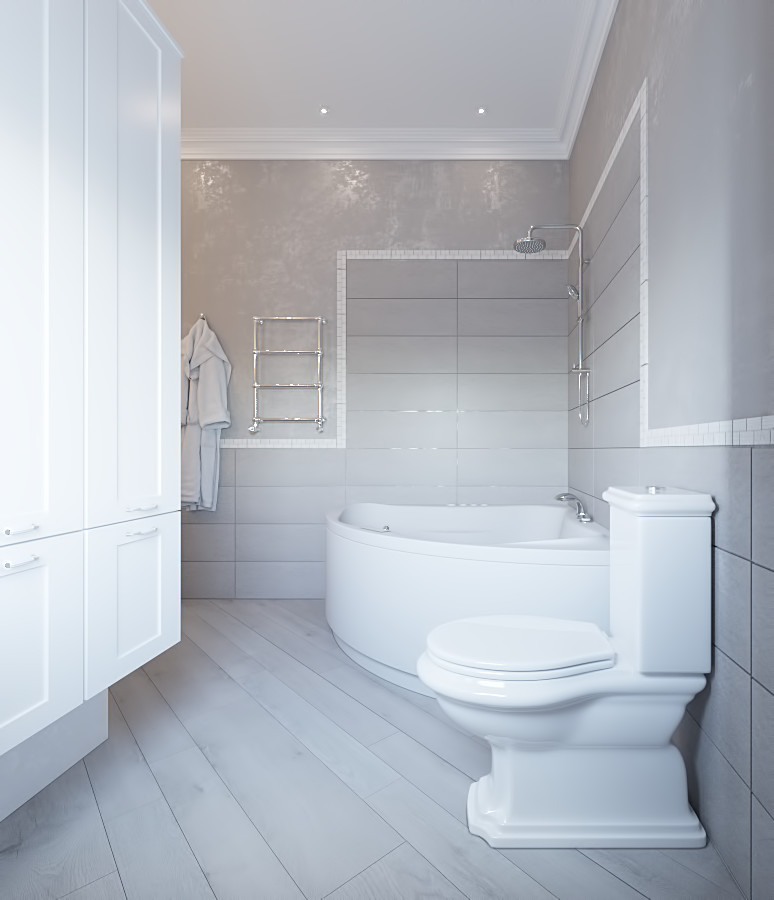 Дизайн дома площадью 136 кв.м в классическом стиле