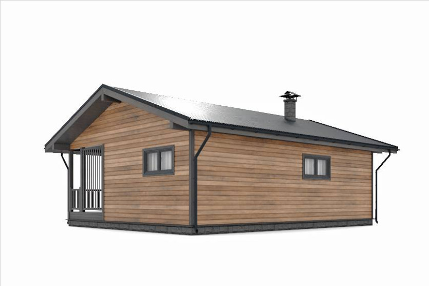 Обложка проекта: Каркасная баня 9х10 м