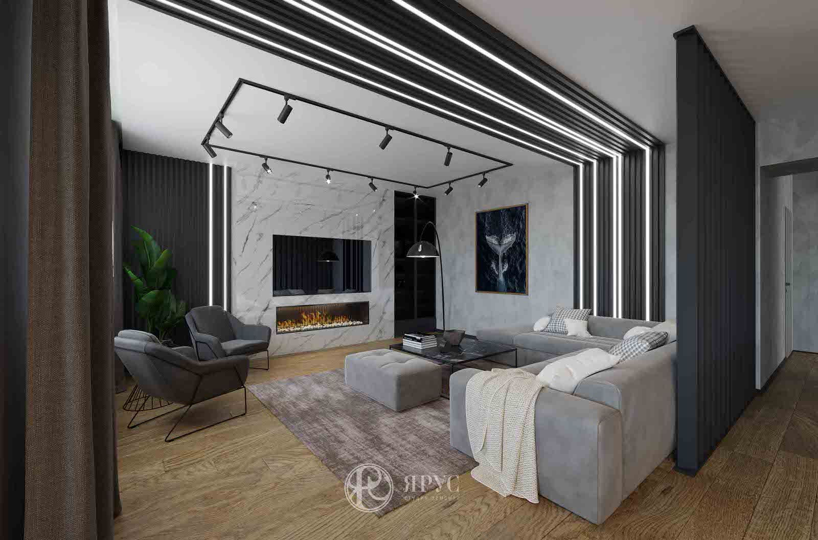 Дизайн-проект четырёхкомнатной квартиры