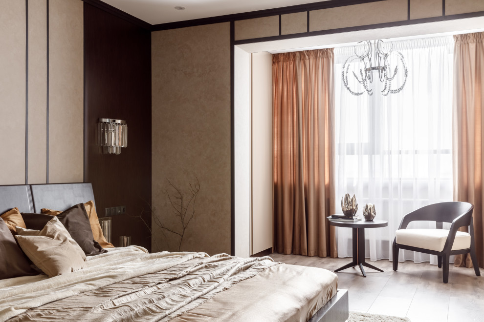 4-х комнатная квартира с черно-белой геометрией