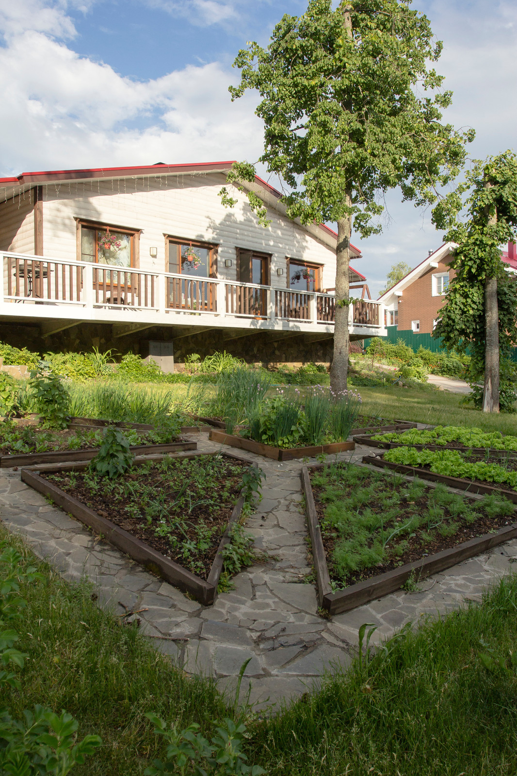 Ландшафт участка загородного дома (Маткачи)