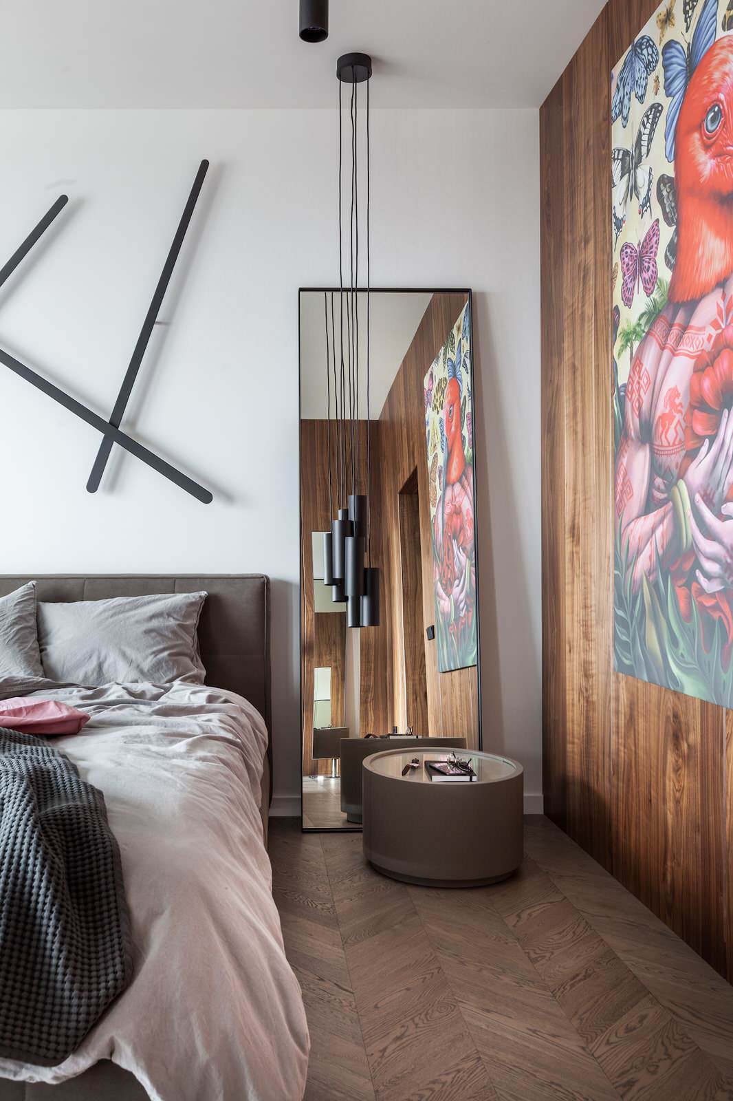 Апартаменты в американской высотке. Строго и лаконично