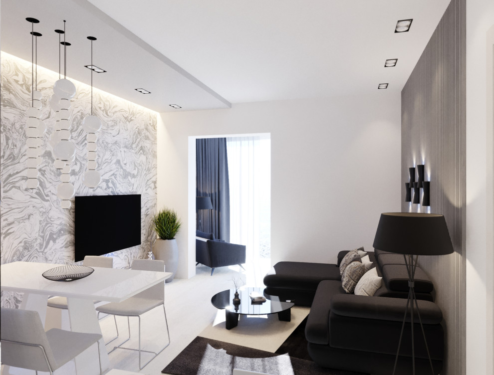 Светлый интерьер в современном стиле