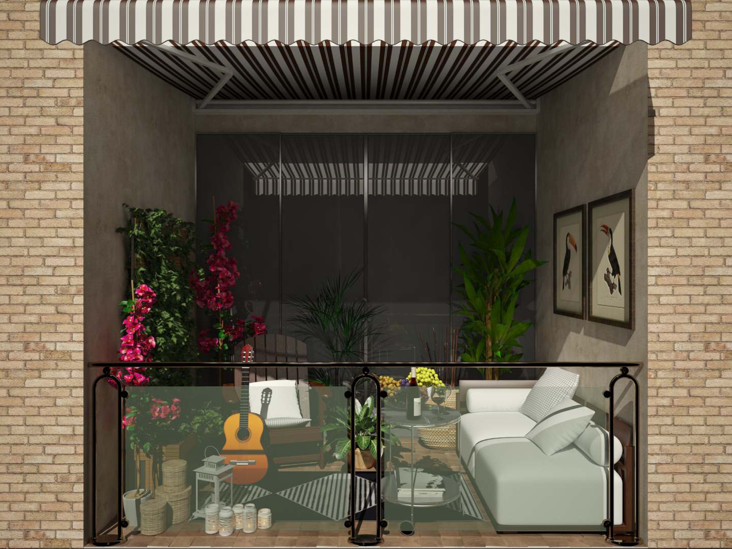 Обложка проекта: Балкон для отдыха