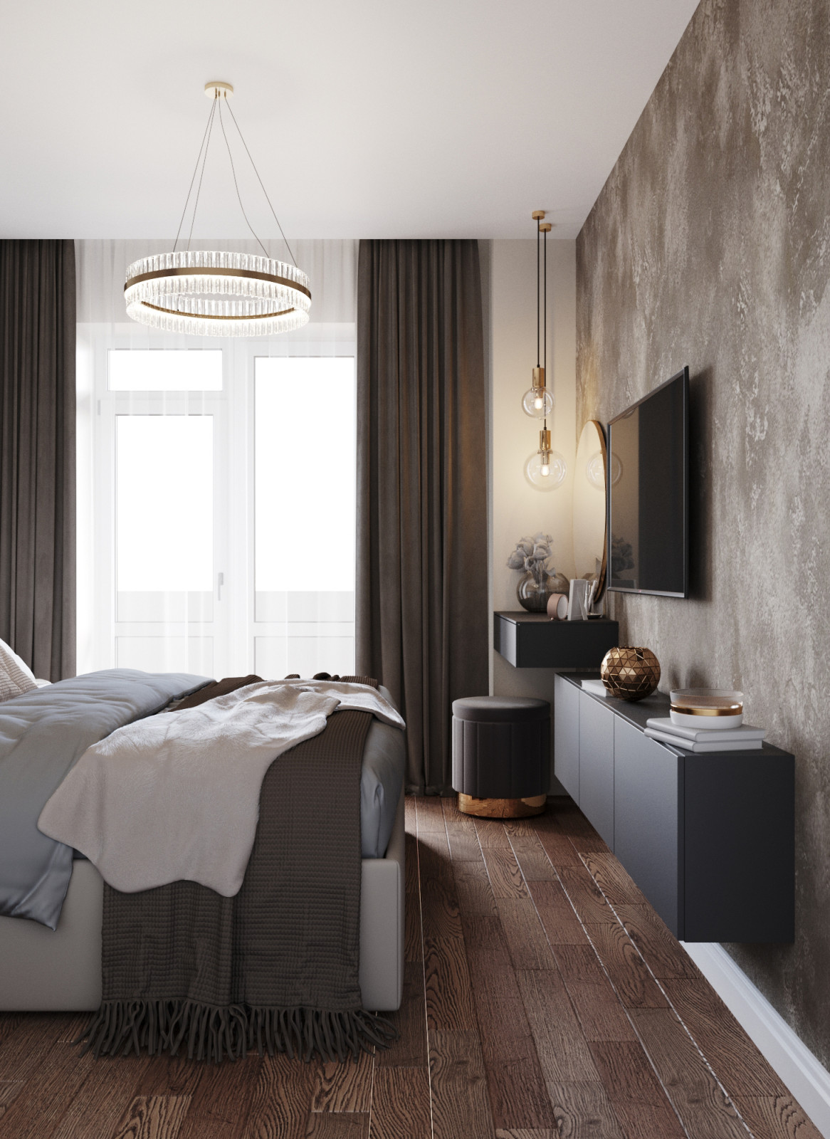 Интерьер квартиры жк Калининский