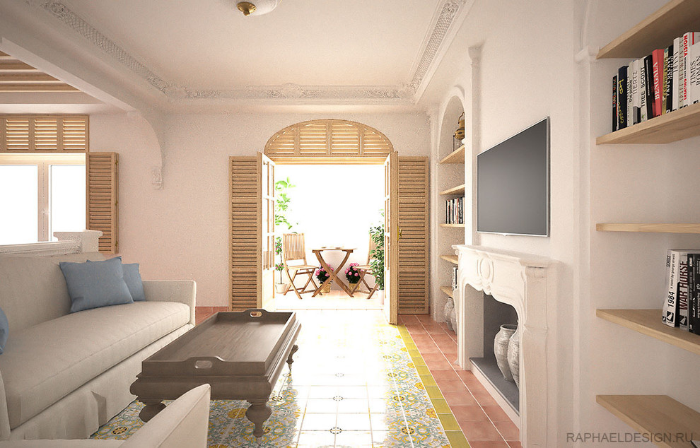 Обложка проекта: Дизайн интерьера квартиры в средиземноморском стиле