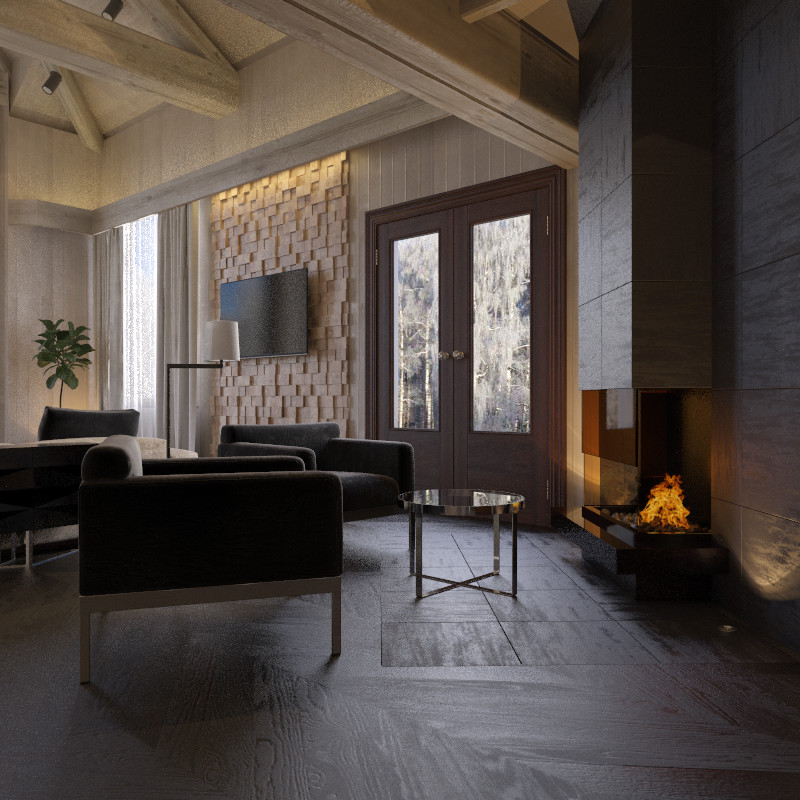 Интерьер коттеджа