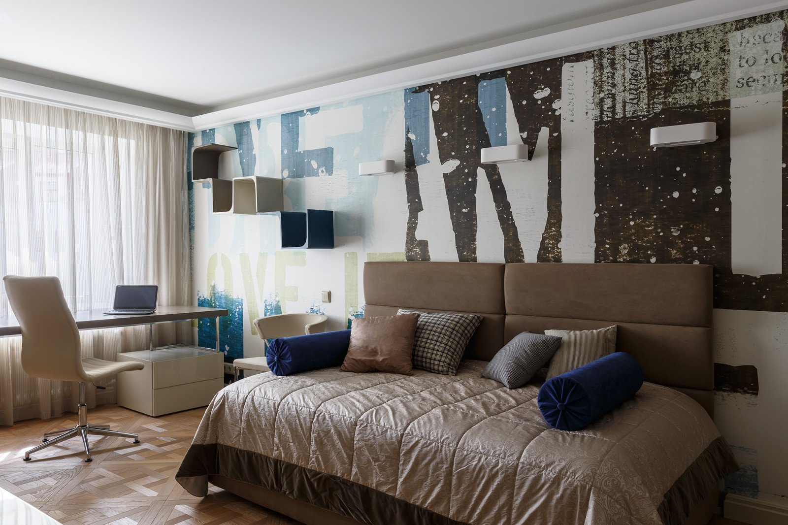 Квартира в Петродворце в классическом стиле - 124 м²