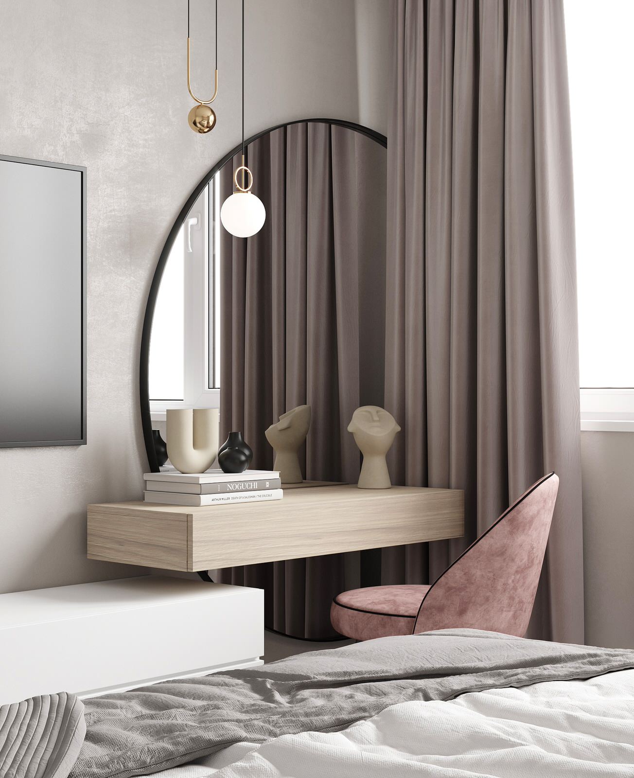 3-комнатная квартира в светлых оттенках