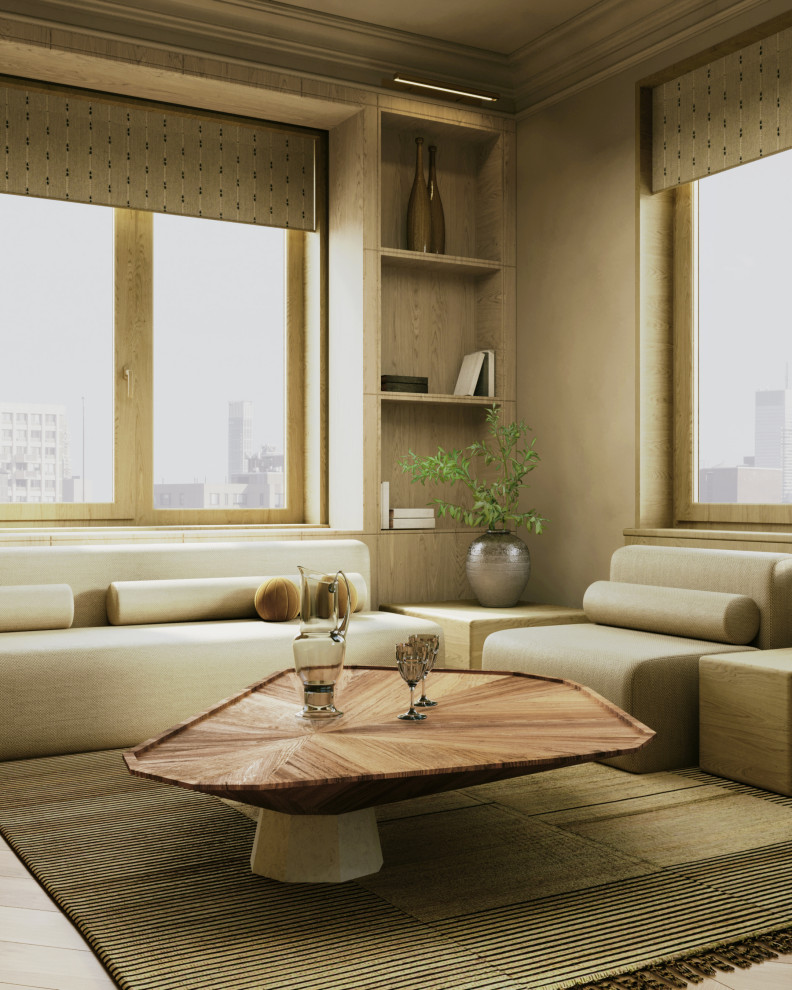 Квартира в бежевых тоннах