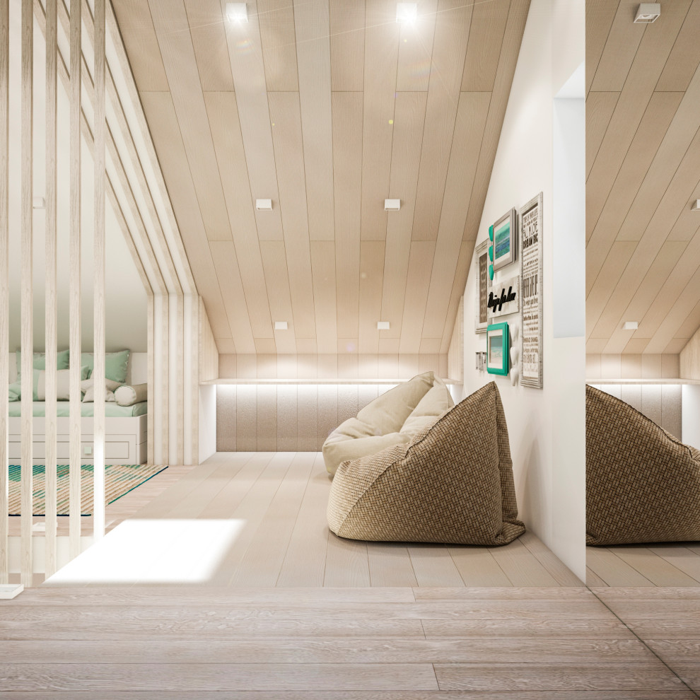 Интерьер загородного дома "Весенняя"