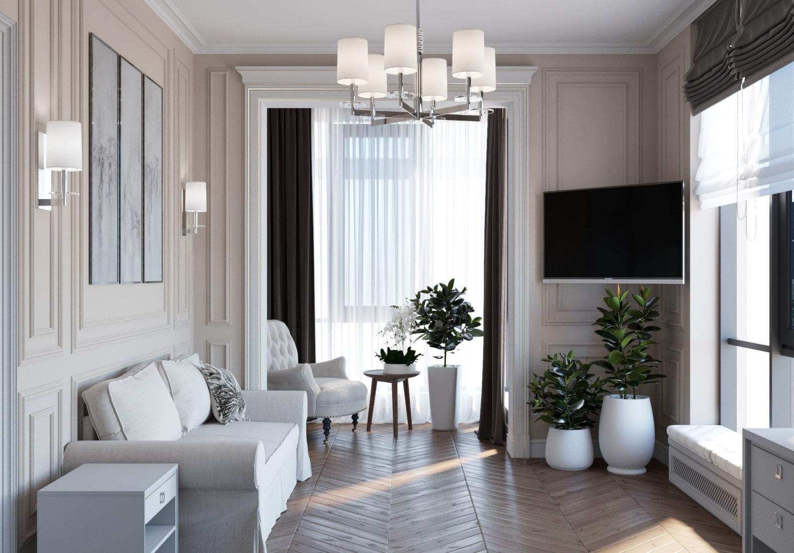 ЖК Neva Towers, 3 комнаты, 104 м²
