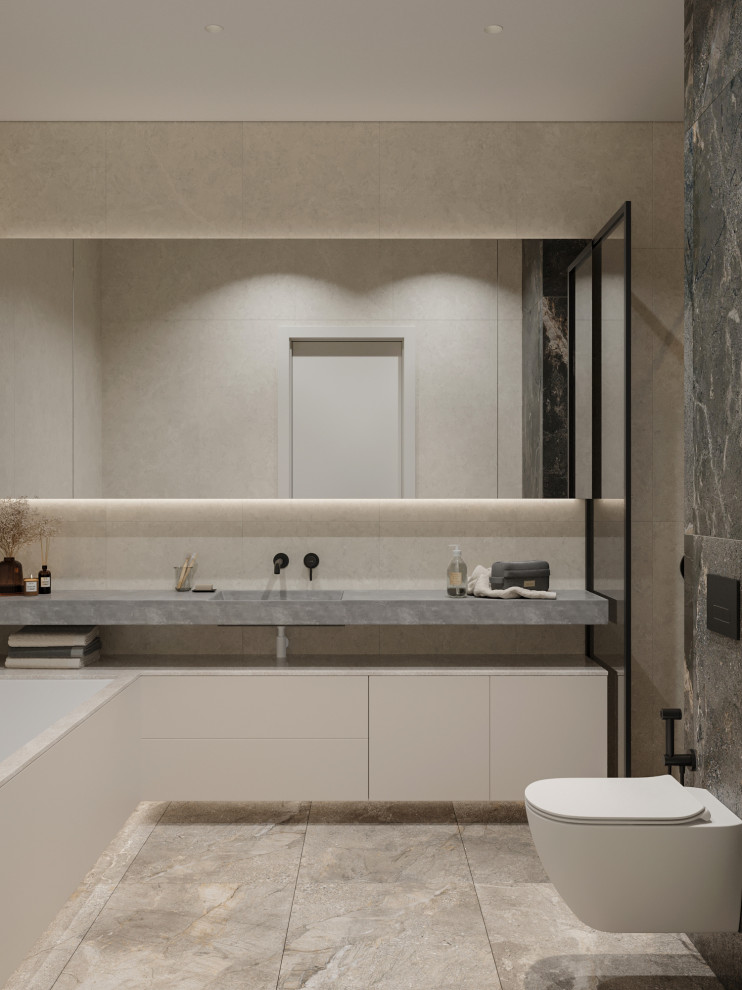 Современная квартира в Москве 78 м²