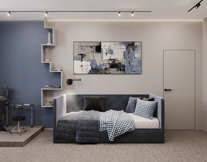 Дизайн проект 4-х комнатной квартиры 145 м2 для семейной пары с детьми