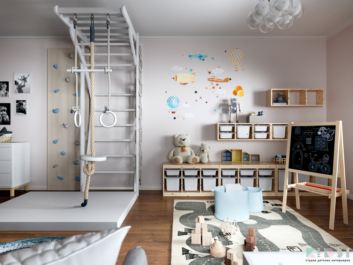 Комната для мальчика 4 года