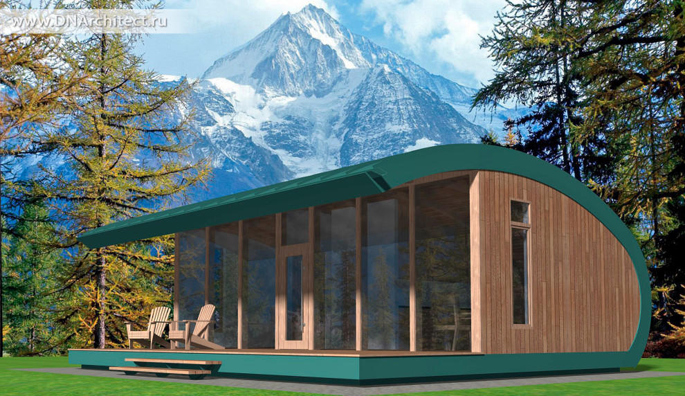 Обложка проекта: Проект гостевого дома S-70-90