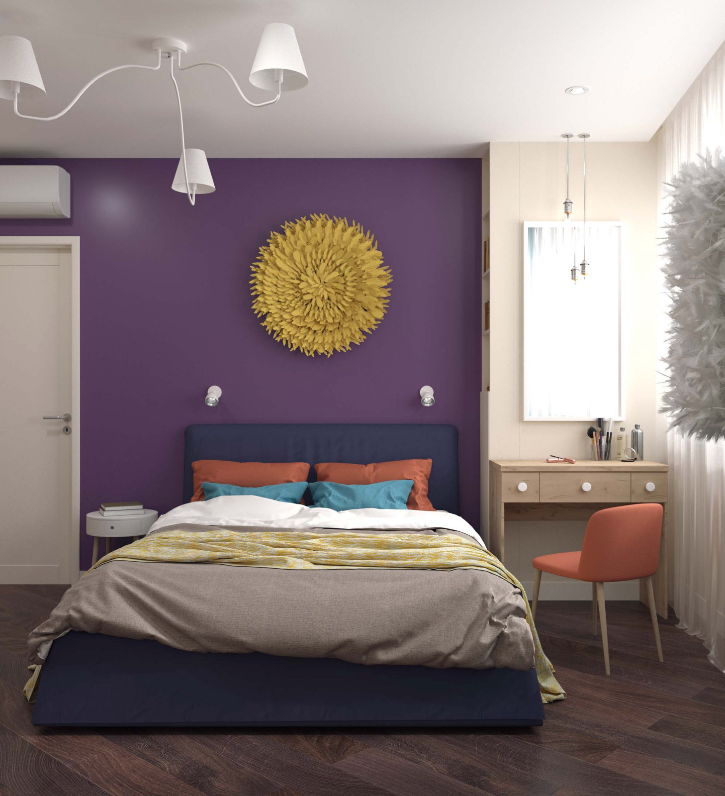 Интерьер с камерунской шляпой