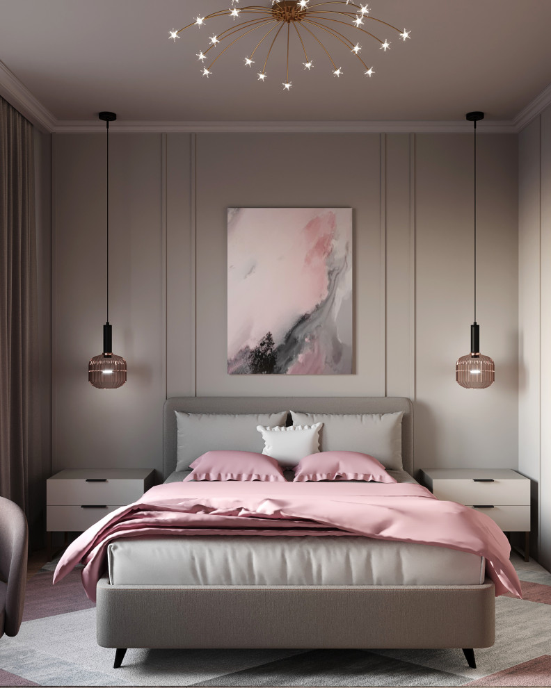 Обложка проекта: Серо-розовый оазис на 42 метрах