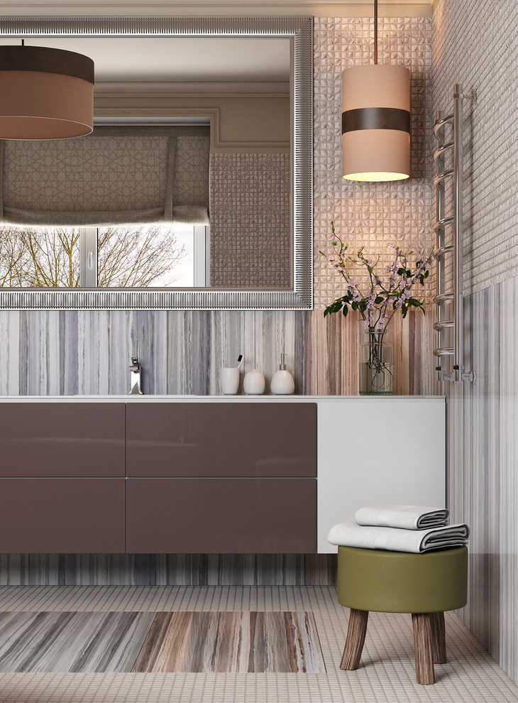 Обложка проекта: Ванная комната в светлых тонах