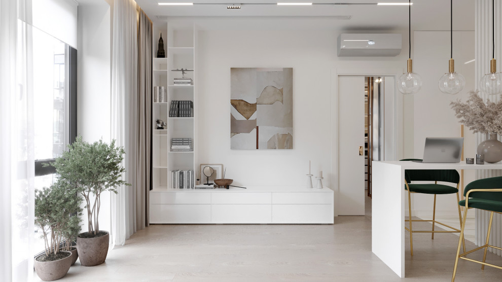 ДИЗАЙН ОДНОКОМНАТНОЙ КВАРТИРЫ ДЛЯ ДЕВУШКИ 49 КВ.М