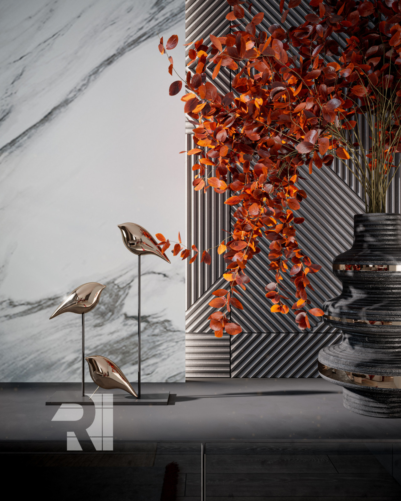 Современный стиль с элементами ар-деко