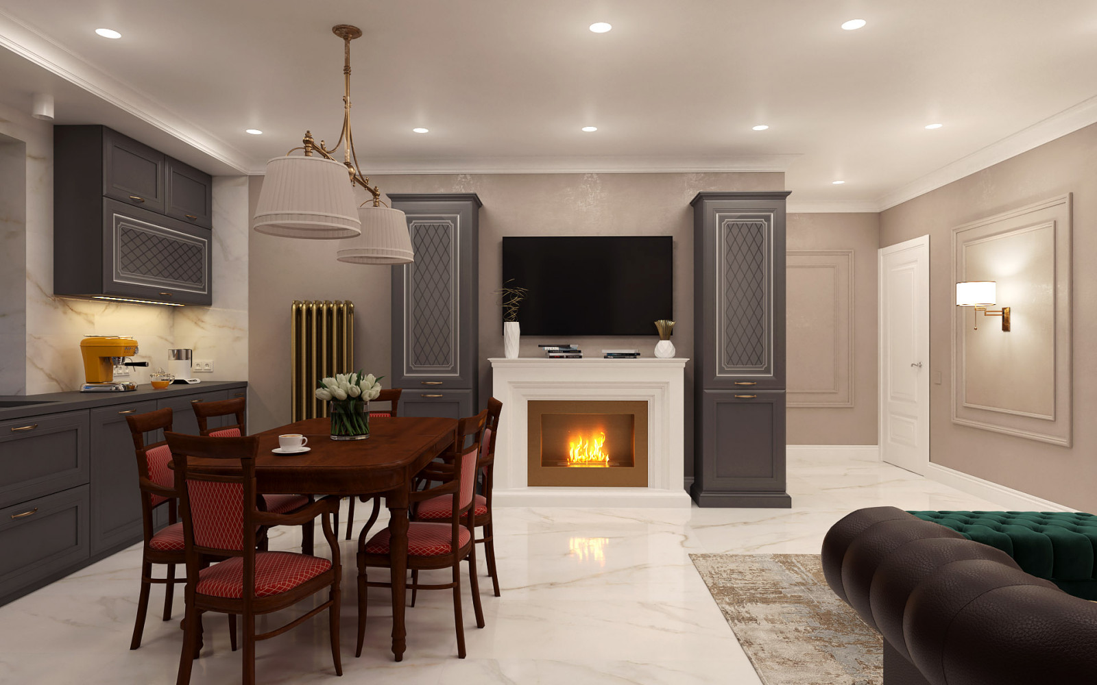 Дизайн квартиры в ЖК "Феникс" г. Самара