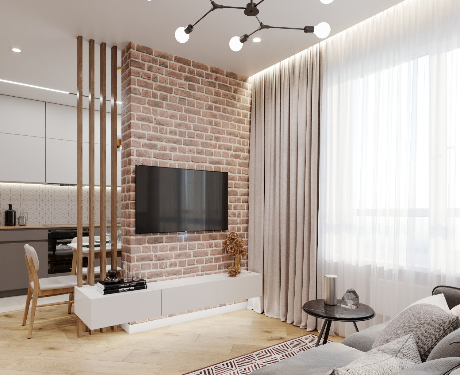 Дизайн- проект квартиры 55,46  м²