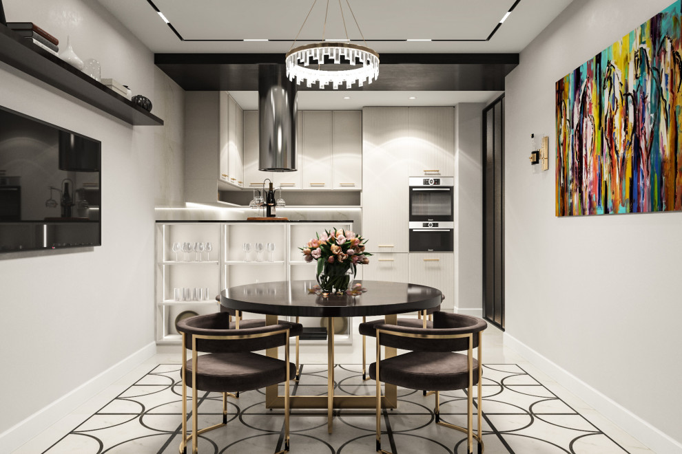 Обложка проекта: Кухня-гостиная Венский лес