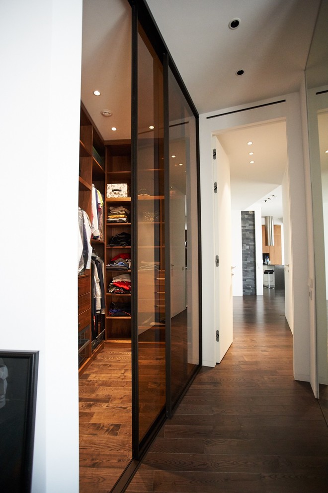 Раздвижные двери S1200 raumplus темная бронза для гардеробной