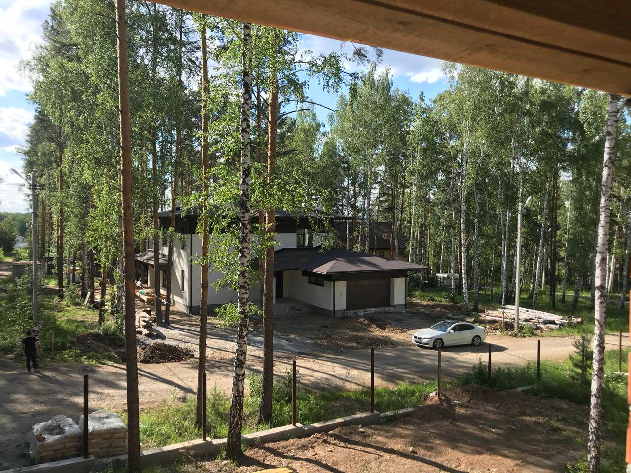 Обложка проекта: Индивидуальный жилой дом в стиле Френка Ллойда Райта