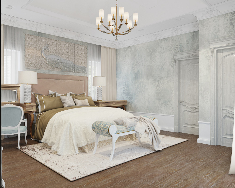 Гостевая спальня особняка в Волжском