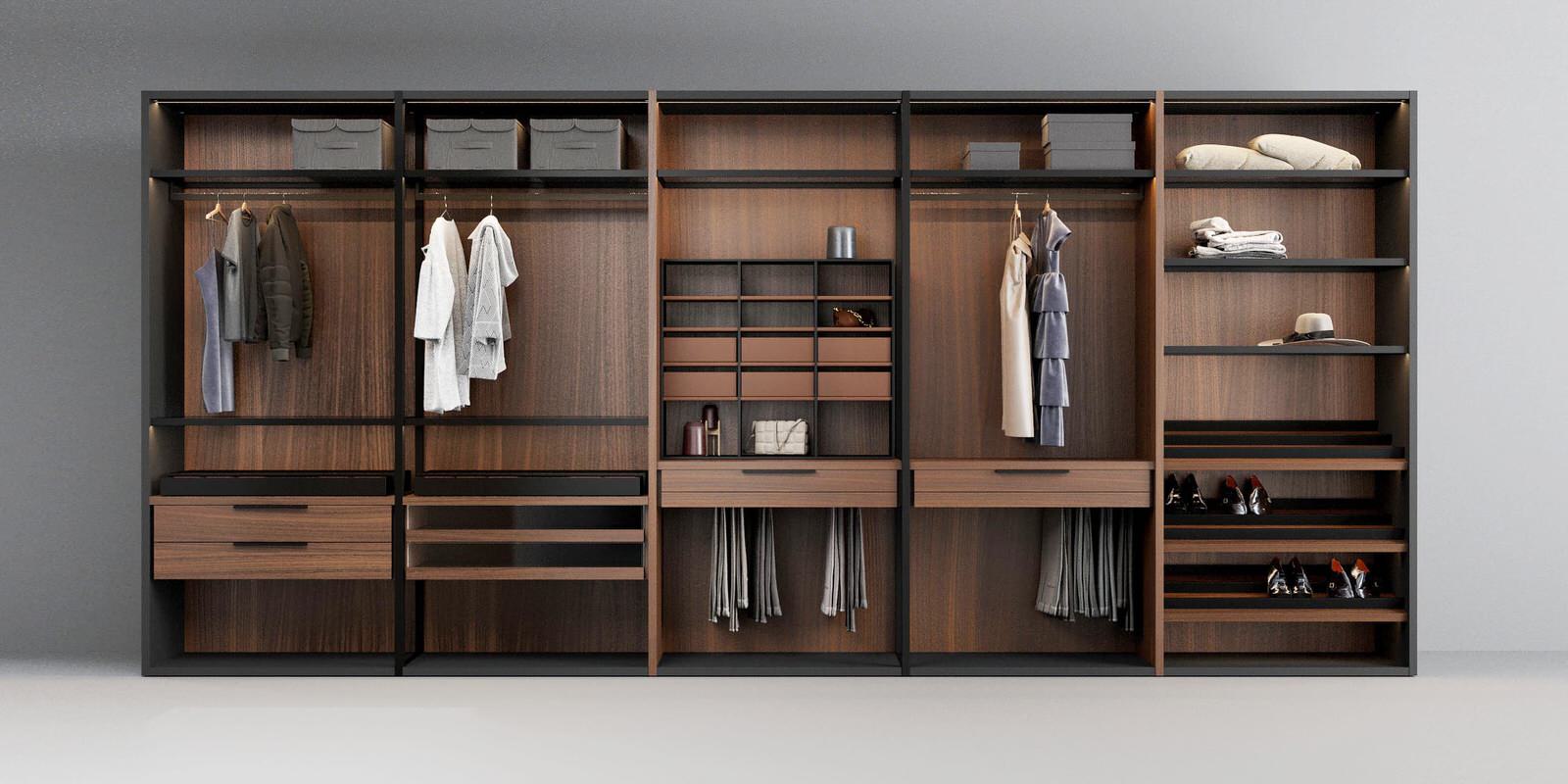 Обложка проекта: Открытая гардеробная Monoform