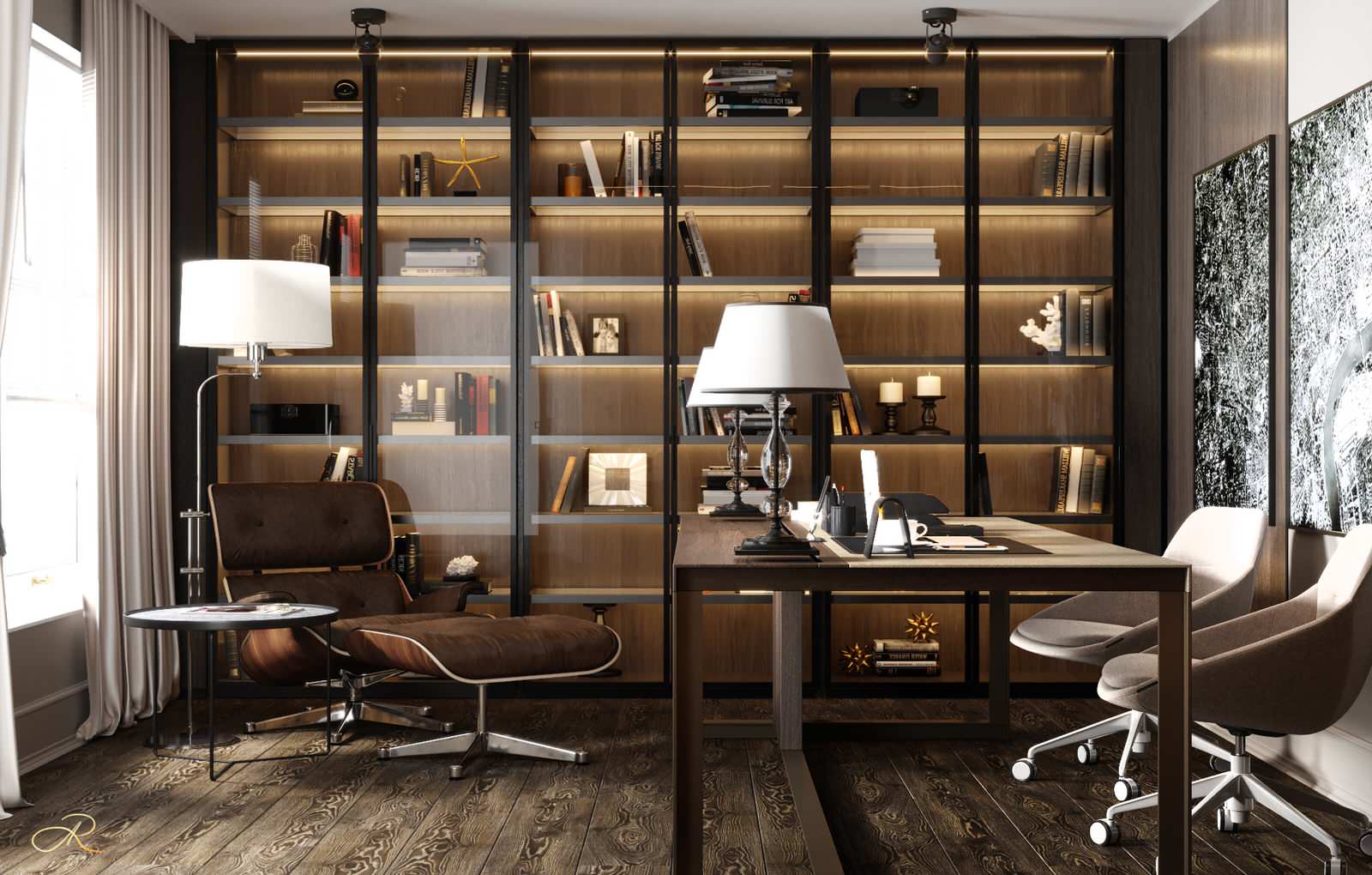 Дизайн-проект "Кабинет для родителей"