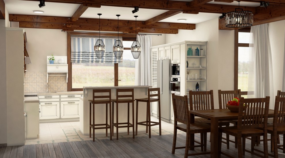 Дом в ретро стиле.