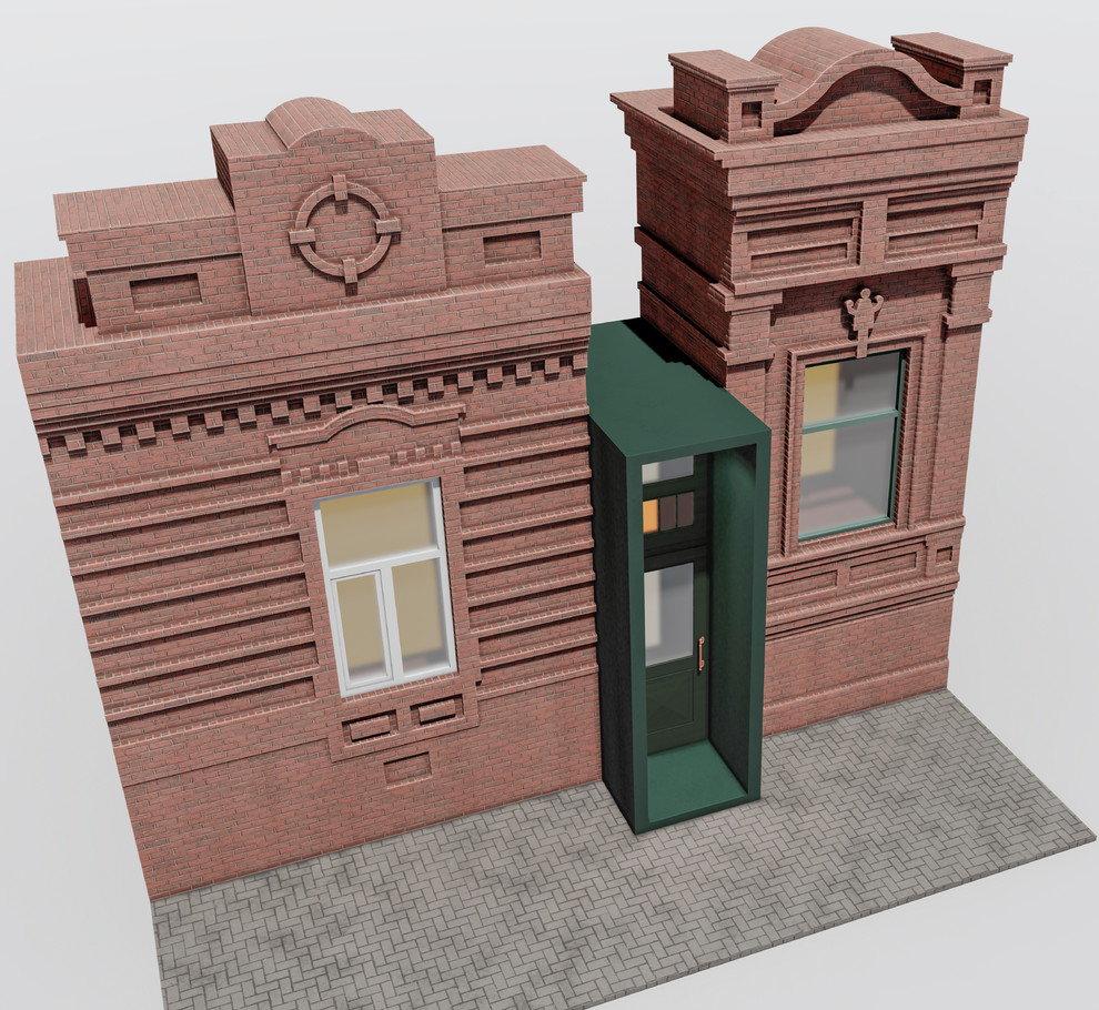 Концепт входной группы. Галерея Ларина.